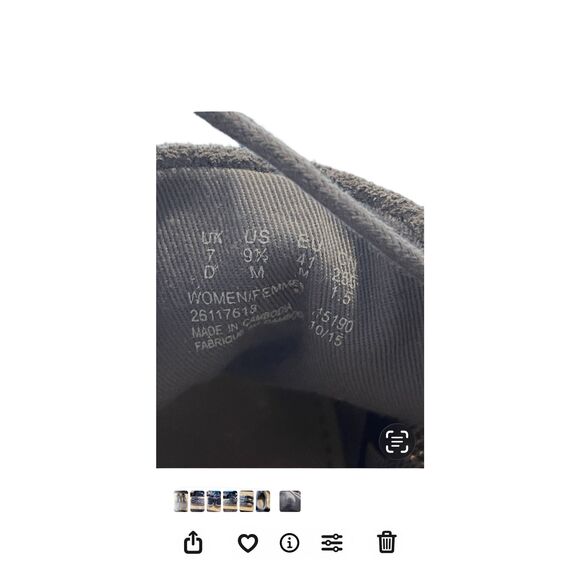 Clarks Womens Gray Somerset Glove Glitter Lace Up Sneakers Shoes Size 9.5M - Picture 4 of 9